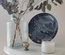 Decorative ceramic plate "Mountain ram and eagle" from the series "The Chase"