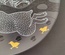 Decorative ceramic plate "Mountain ram and eagle" from the series "The Chase"
