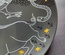 Decorative ceramic plate "Pig, Rooster, and Snake" from the series "The Chase"