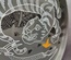 Decorative ceramic plate "Tiger and Deer" from the series "The Chase"
