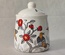 Decorative ceramic sugar bowl "Rose Garden" from the "Flowers" series