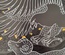 Decorative ceramic plate "Mountain ram and eagle" from the series "The Chase"