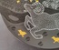 Decorative ceramic plate "Mountain ram and eagle" from the series "The Chase"