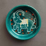 Decorative ceramic small bowl "Elephant" from the "The Chase" series